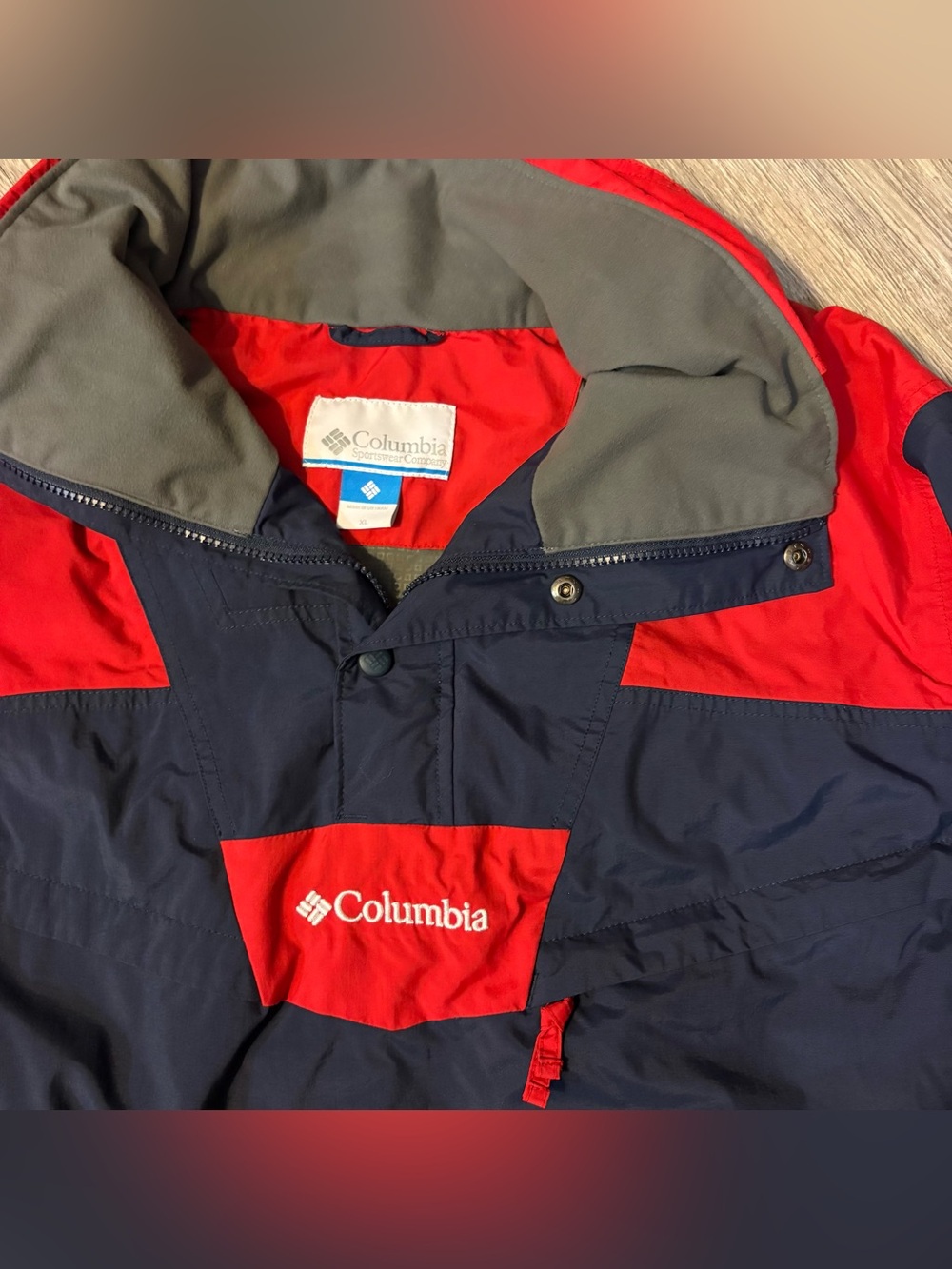 2011 Canada Games Columbia Colour Block Anorak XL